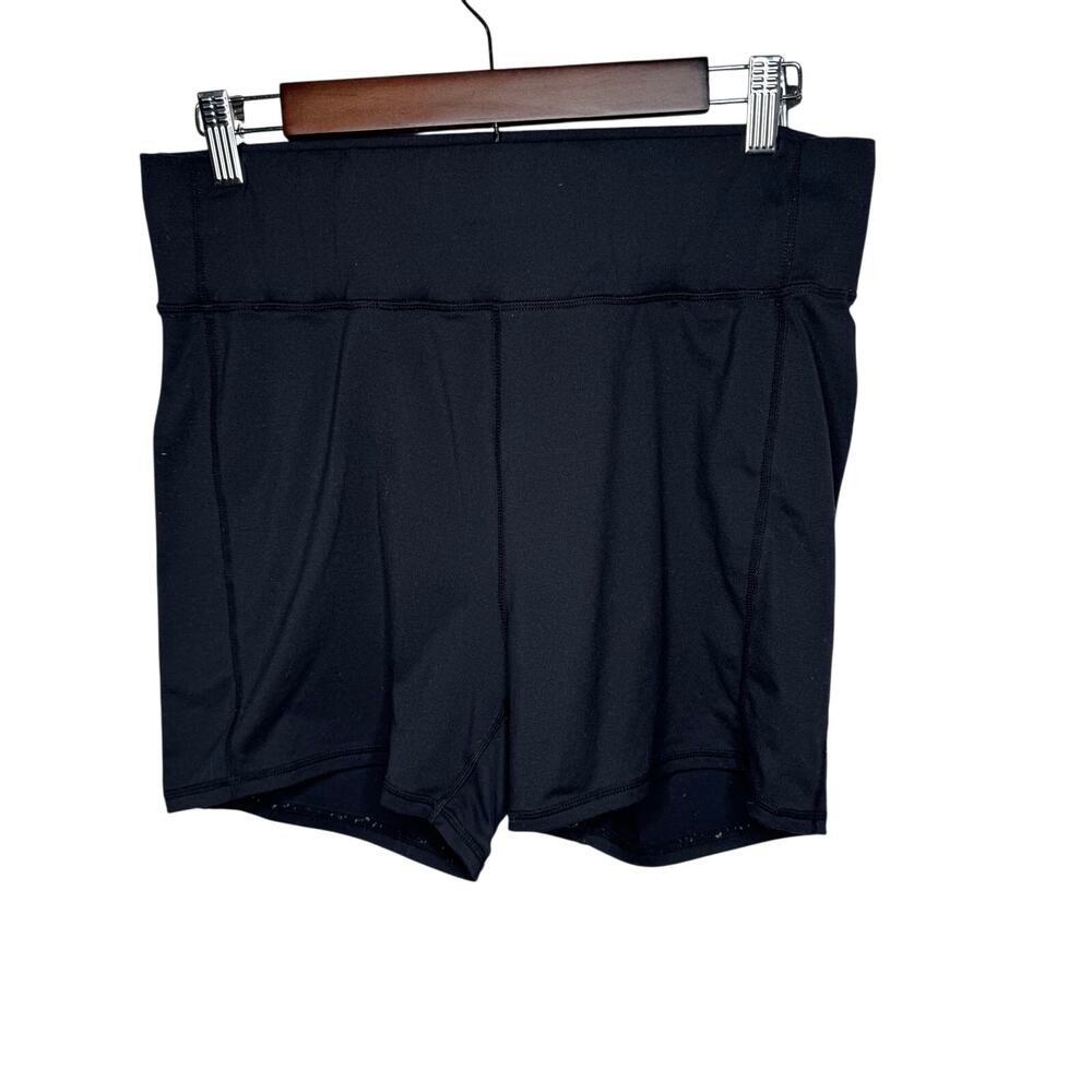 FP Movement by Free People Black High Rise Active Bike Shorts Women’s Size L‎